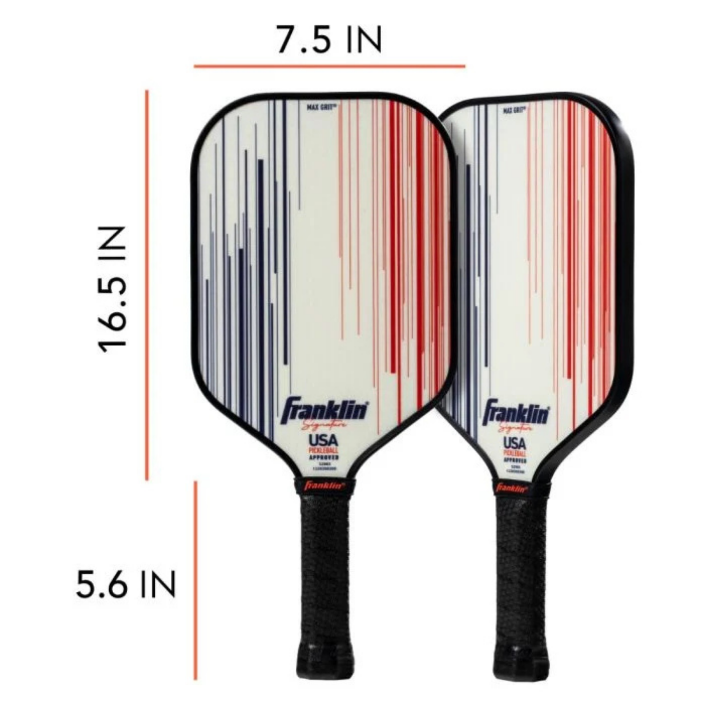 Franklin Signature Series Fiberglass 13mm with Maxgrit Pickleball Paddle