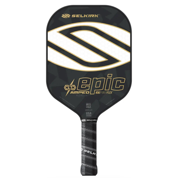 Selkirk Amped Epic Mid Weight pickleball paddle - Grey
