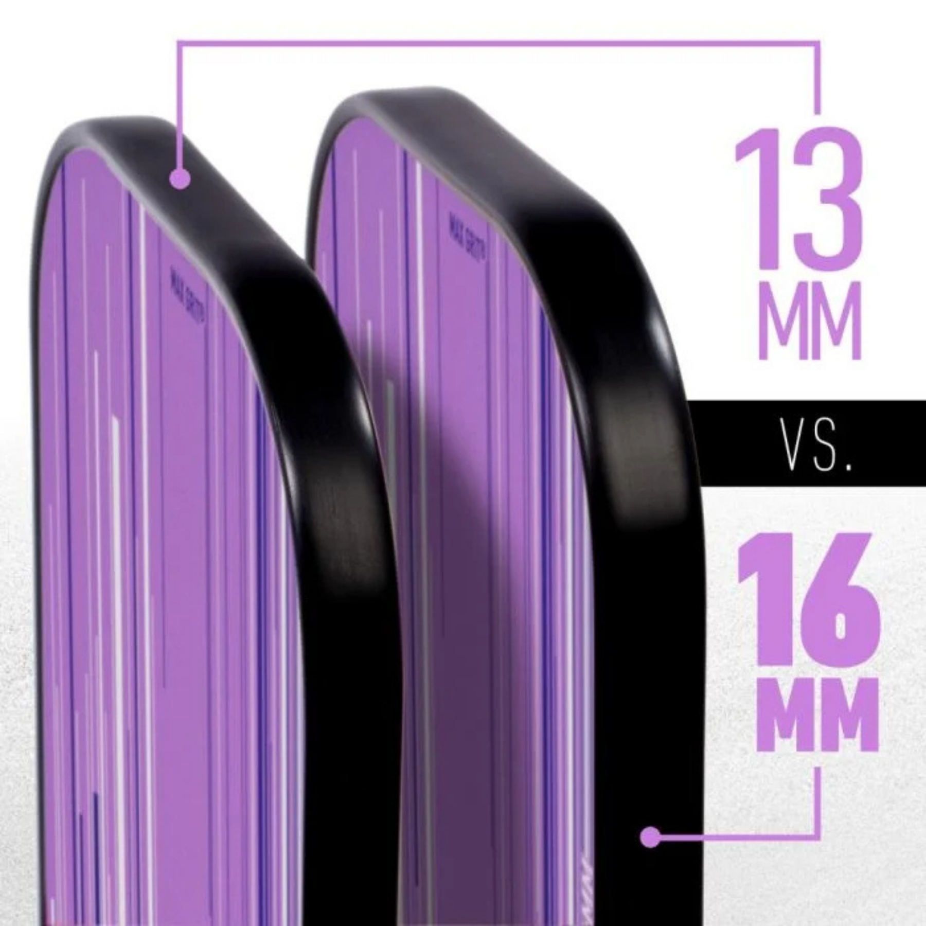 Franklin Signature Series Fiberglass 16mm with Maxgrit Pickleball Paddle