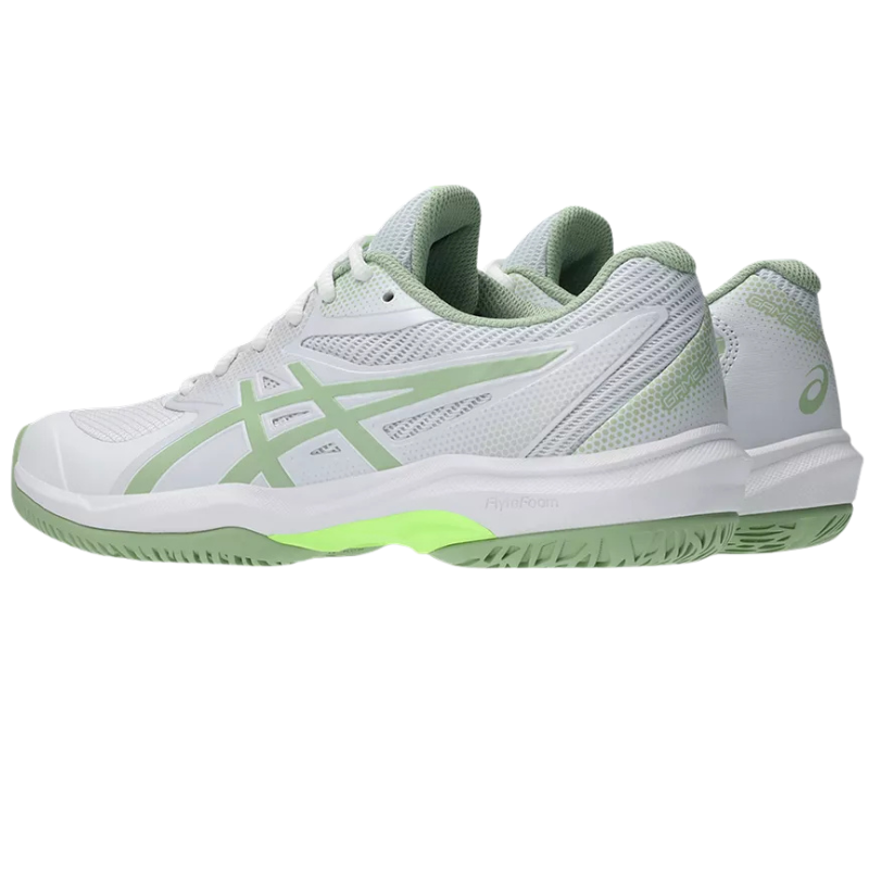 Asics 2026 GAME FF Womens Pickleball Shoes - White/Jade