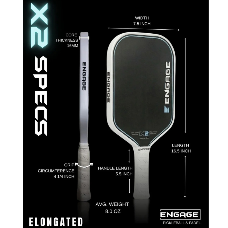 Engage X2 Elongated Pickleball Paddle