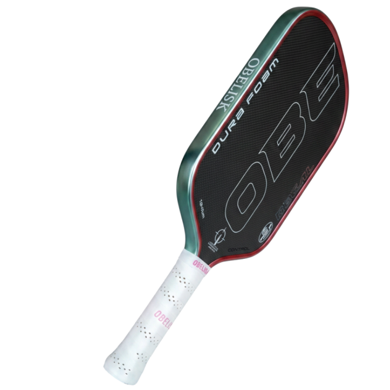 Obelisk Regal Control Pickleball Paddle - Blue Edge-Pink Rim