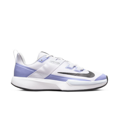 Nike Court Vapor Lite Women's Hard Court Tennis Shoes - Light Thistle Grey White