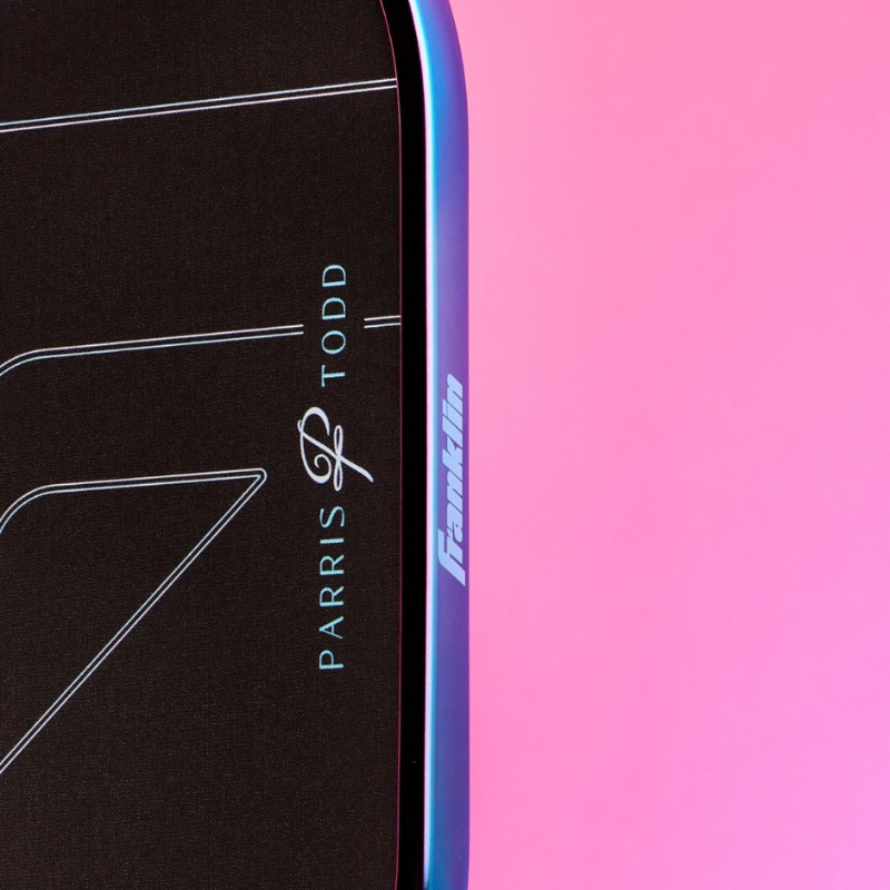 Franklin C45 Parris Todd Signature Carbon Fiber 13.25mm Pickleball Paddle - Hot Pink/Surf Blue