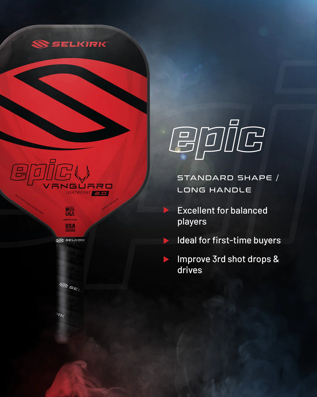 Selkirk Vanguard 2.0 Epic - Lightweight
