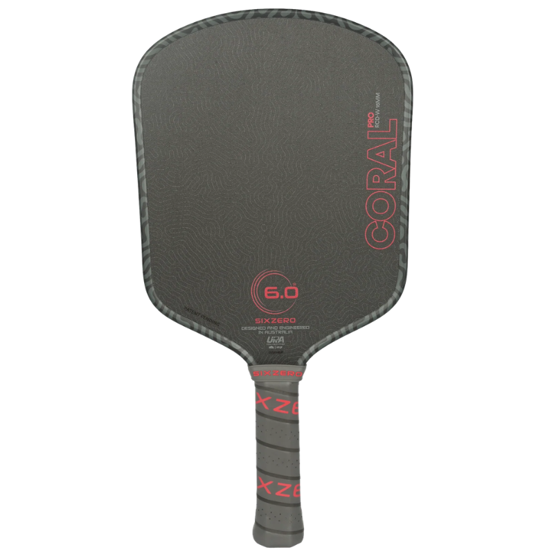 Six Zero Coral Pro 16mm Widebody Pickleball Paddle - Infrared