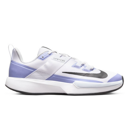 Nike Court Vapor Lite Women's Hard Court Tennis Shoes - Light Thistle Grey White