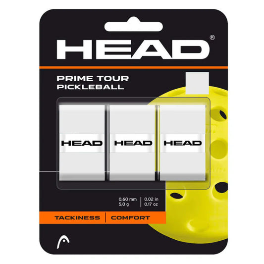 Head Prime Tour Pickleball 3pcs Pack White
