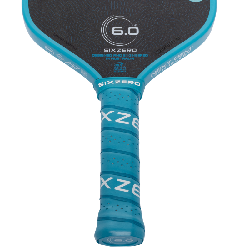 Six Zero Coral 16mm Elongated Pickleball Paddle