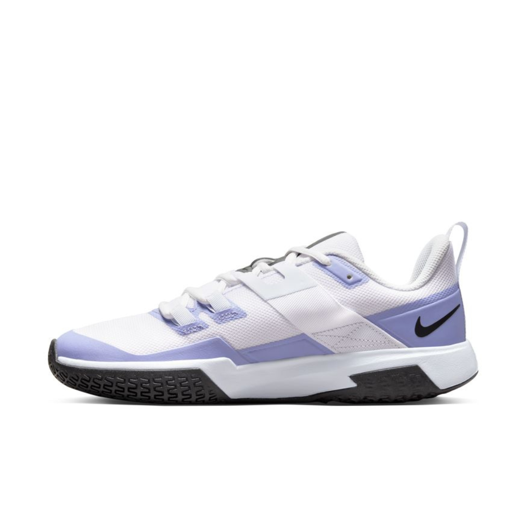 Nike Court Vapor Lite Women's Hard Court Tennis Shoes - Light Thistle Grey White