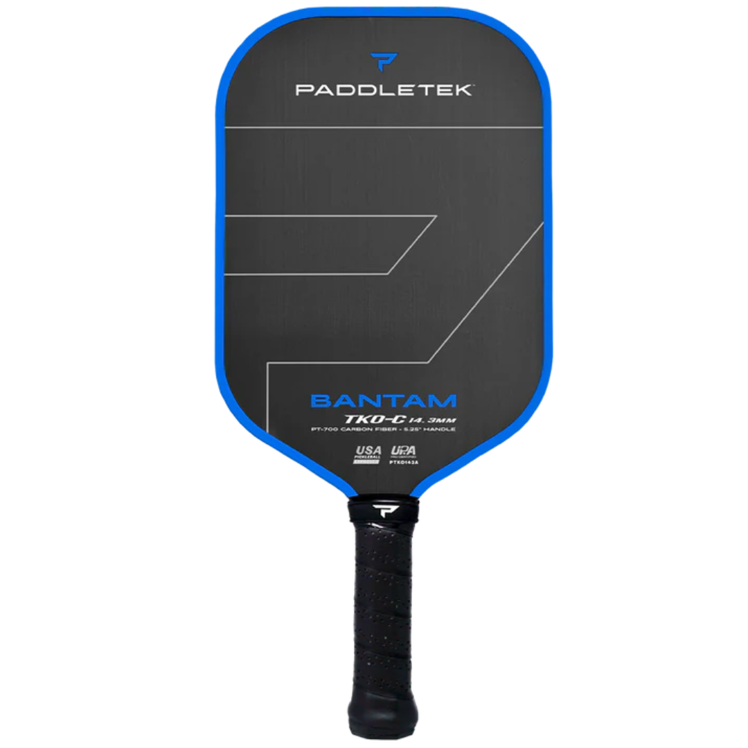 Paddletek Bantam TKO-C 14.3mm Pickleball Paddle Ocean Blue DEMO