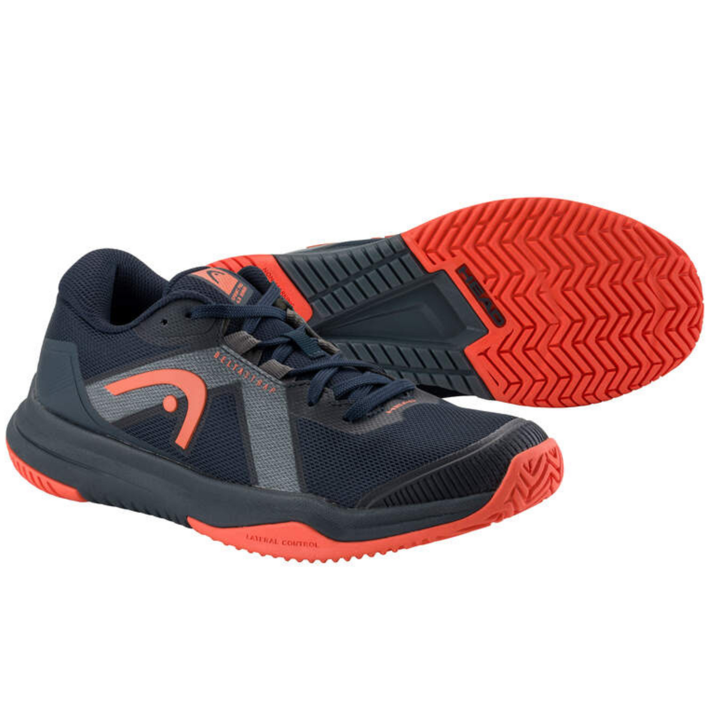 Head Sprint Pro 4.0 Junior Tennis Shoes - Dark Blue/Red