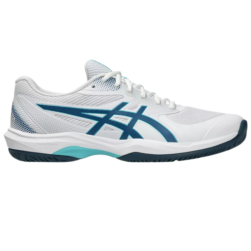 Asics GAME FF Mens Pickleball Shoes - White/Mako Blue