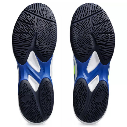 Asics Game FF Mens Pickleball Shoes - Illusion Blue / Safety Yellow