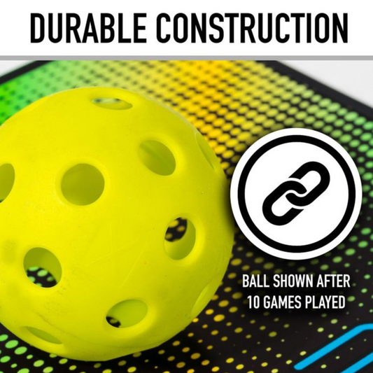 Franklin X-26 Indoor 100 Pack Box Pickleballs - Lime Green