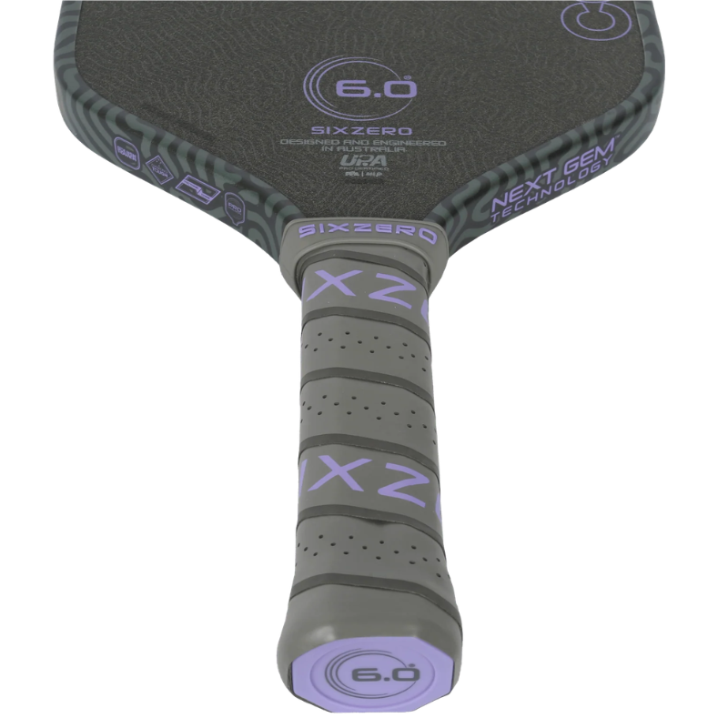 Six Zero Coral Pro 16mm Hybrid Pickleball Paddle - Ultraviolet