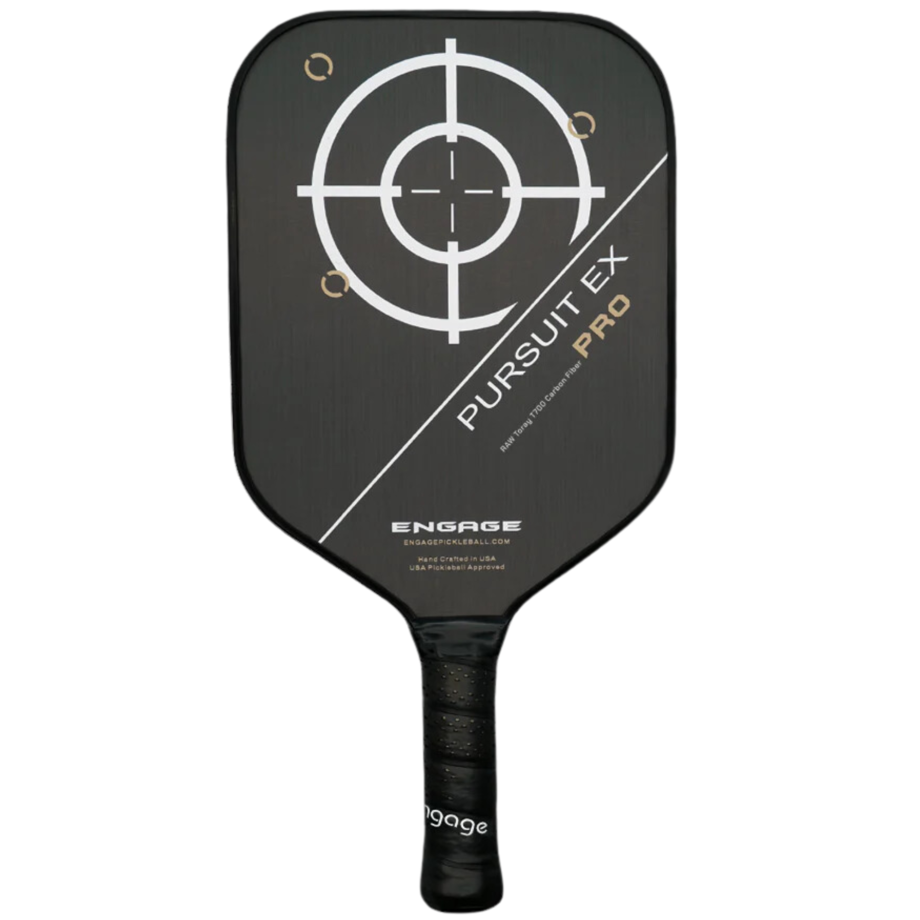 Engage Pursuit Pro EX | Raw T700 Carbon Fiber | Standard Pickleball Paddle