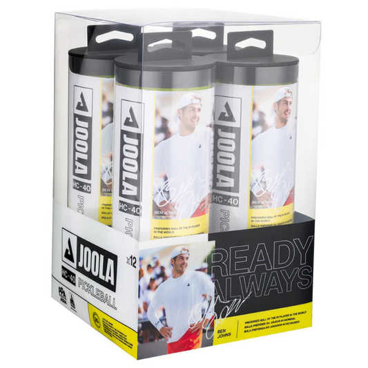 JOOLA HC-40 Pickleball Shock Yellow 12 Pack