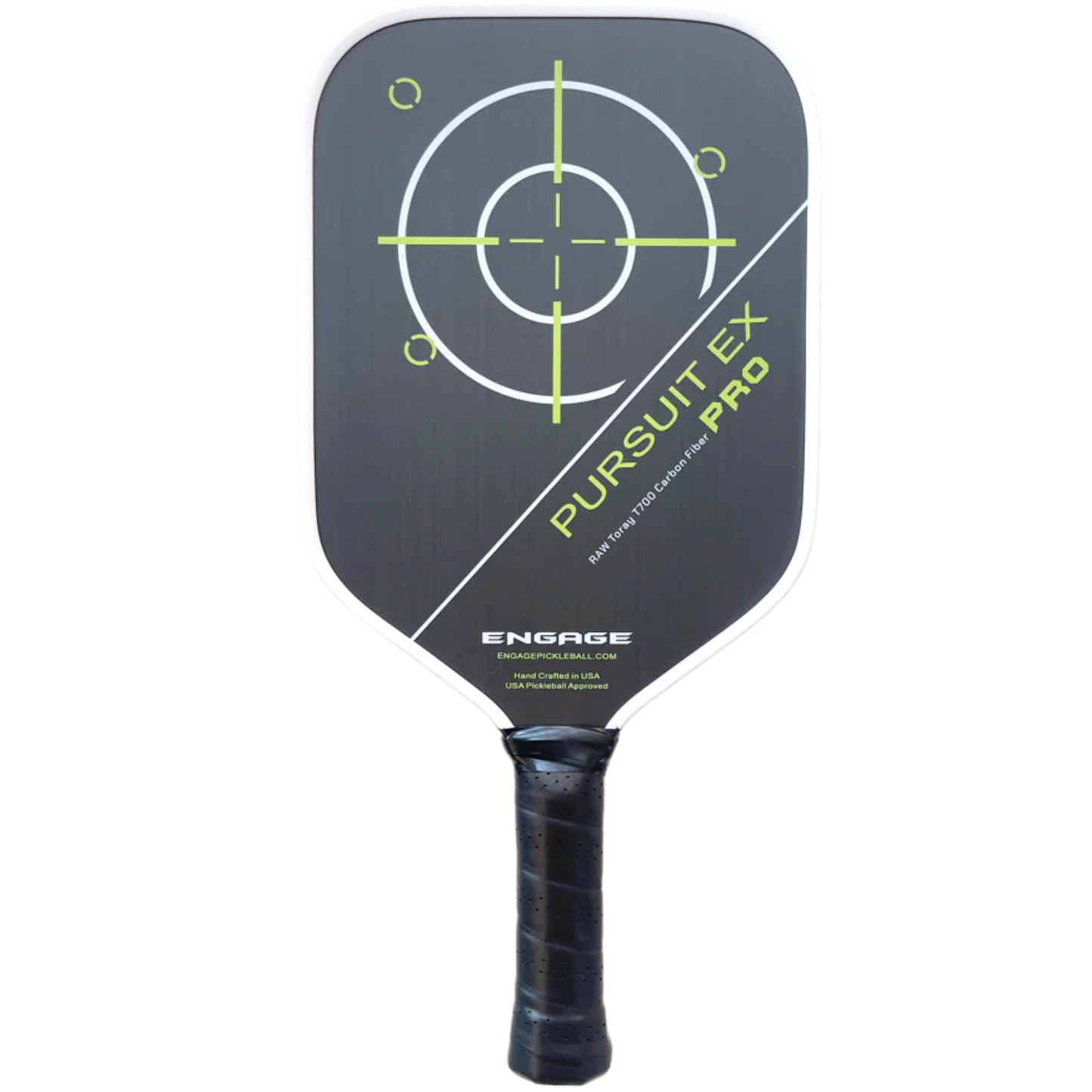 Engage NEW. Pursuit Pro EX | Raw T700 Carbon Fiber | Standard Pickleball Paddle