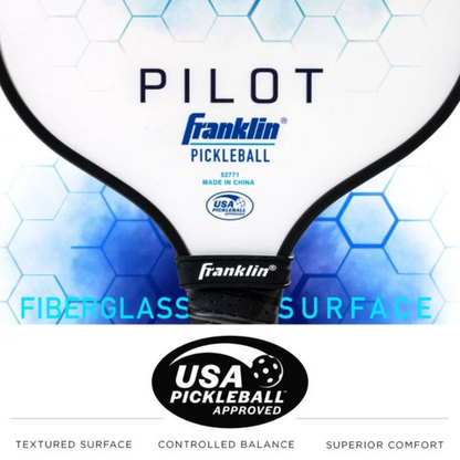 Franklin Pilot Series Fibreglass Pickleball Paddle with Maxgrit