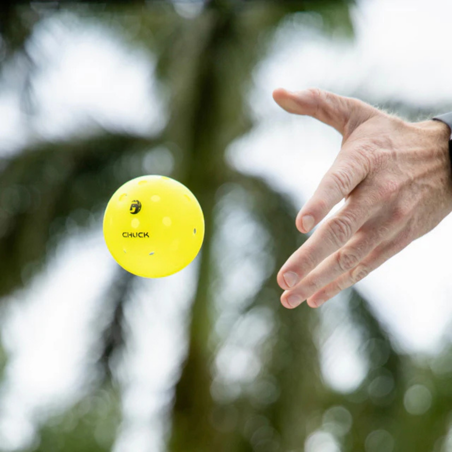 Gamma Chuck Outdoor Pickleball 48 Pack - Bright Yellow