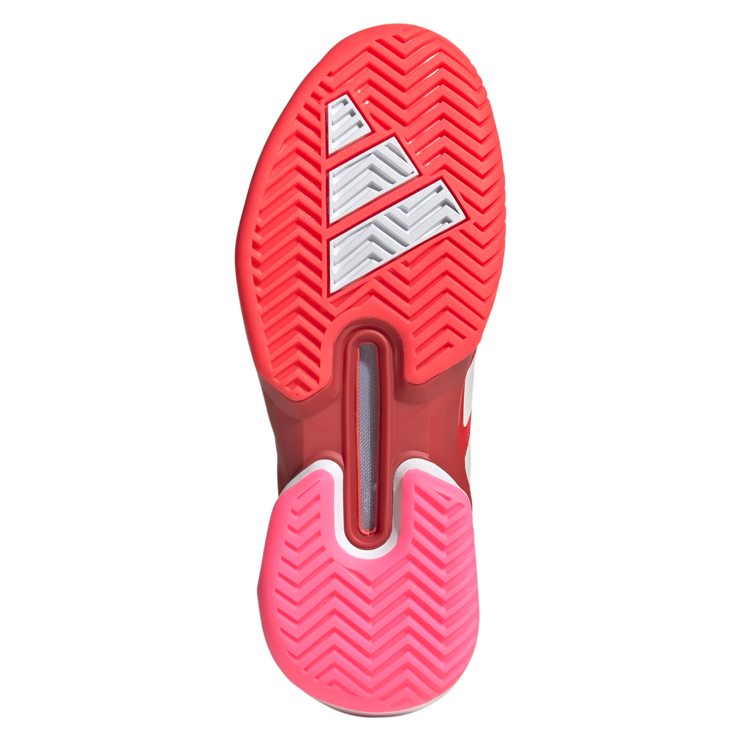 Adidas Adizero Ubersonic 5 Womens Tennis Shoes - Lucid Red/Zero Metalic / Lucid Pink