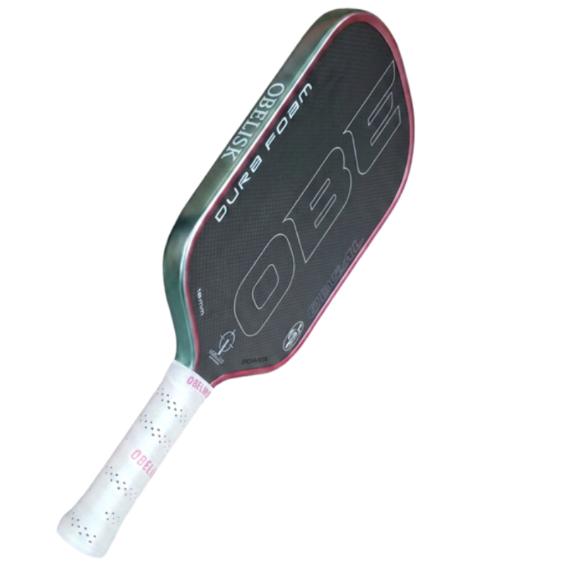 Obelisk Regal Power Pickleball Paddle - Blue Edge-Pink Rim