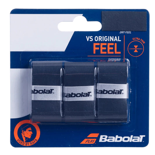 Babolat VS Original Overgrip 3 Pack Black