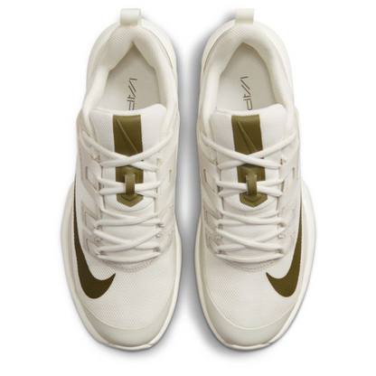 Nike Court Vapor Lite Women Hard Court Tennis Shoes - Sail/Medium Olive-Light Bone
