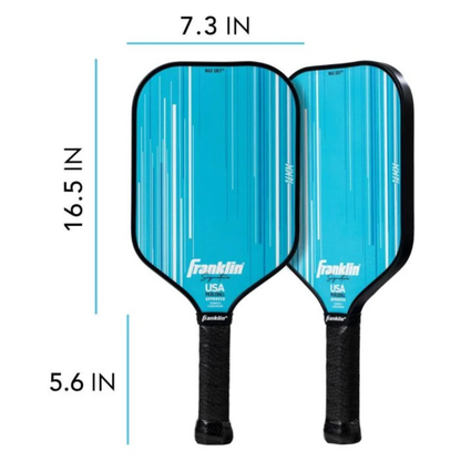 Franklin Signature Series Fiberglass 16mm with Maxgrit Pickleball Paddle