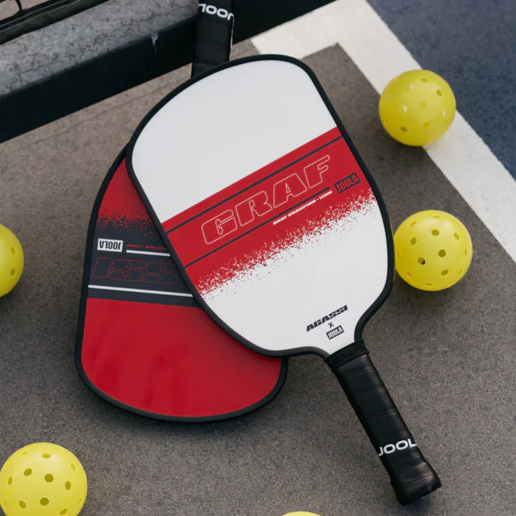 Joola Agassi/Graf Pickleball Paddle Champion Set