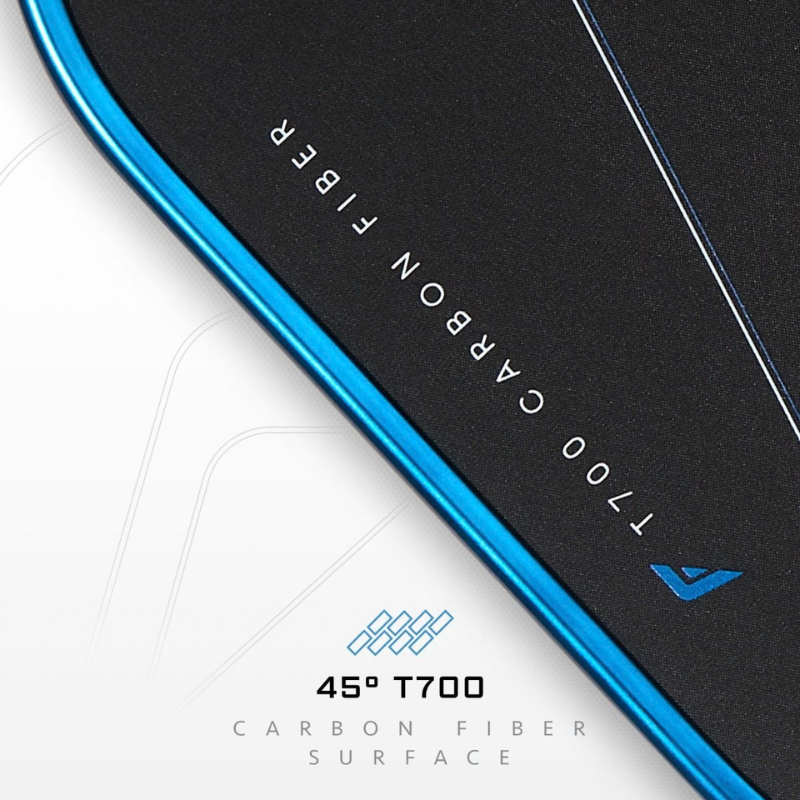 Franklin C45 Carbon Fiber Hybrid 14mm Pickleball Paddle - Blue