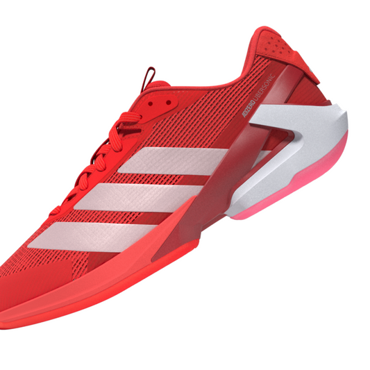 Adidas Adizero Ubersonic 5 Womens Tennis Shoes - Lucid Red/Zero Metalic / Lucid Pink