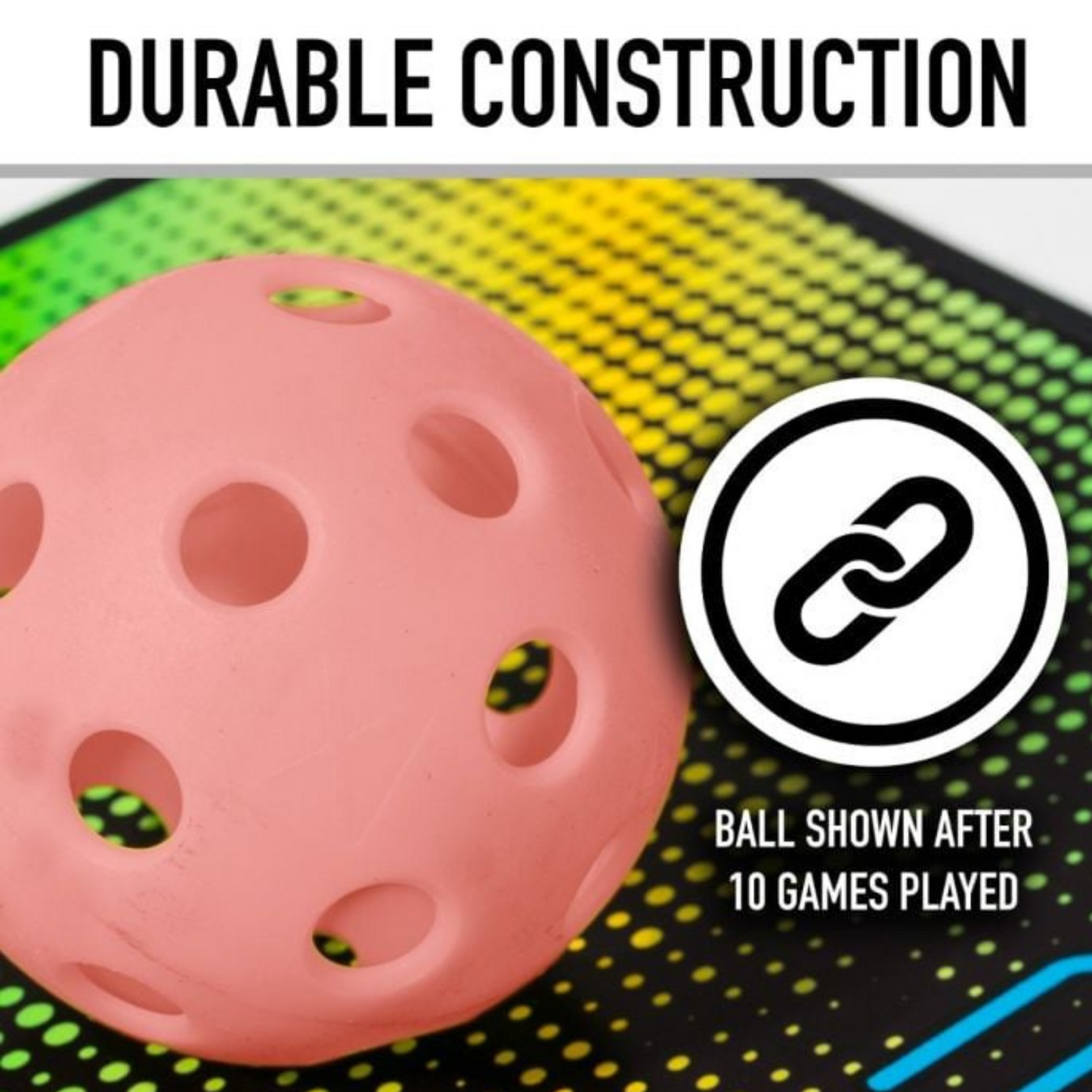 Franklin X-26 Indoor Single Pickleball - Coral Orange