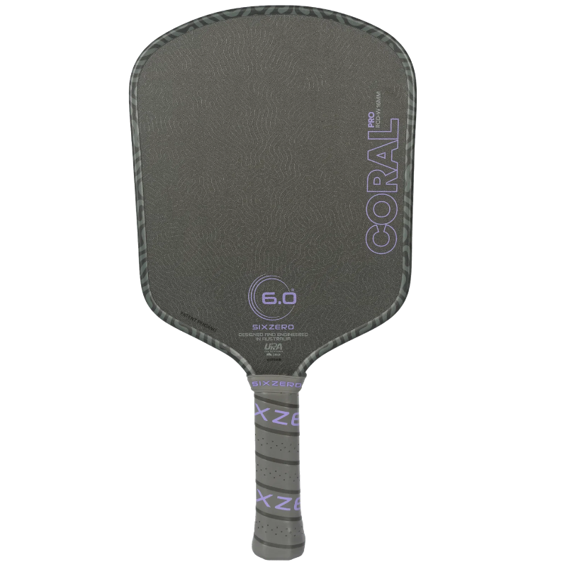 Six Zero Coral Pro 16mm Widebody Pickleball Paddle - Ultraviolet
