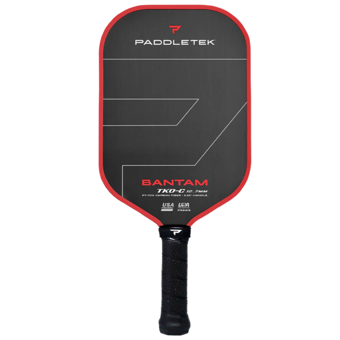 Paddletek Bantam TKO-C 12.7mm Pickleball Paddle  Fire Red DEMO