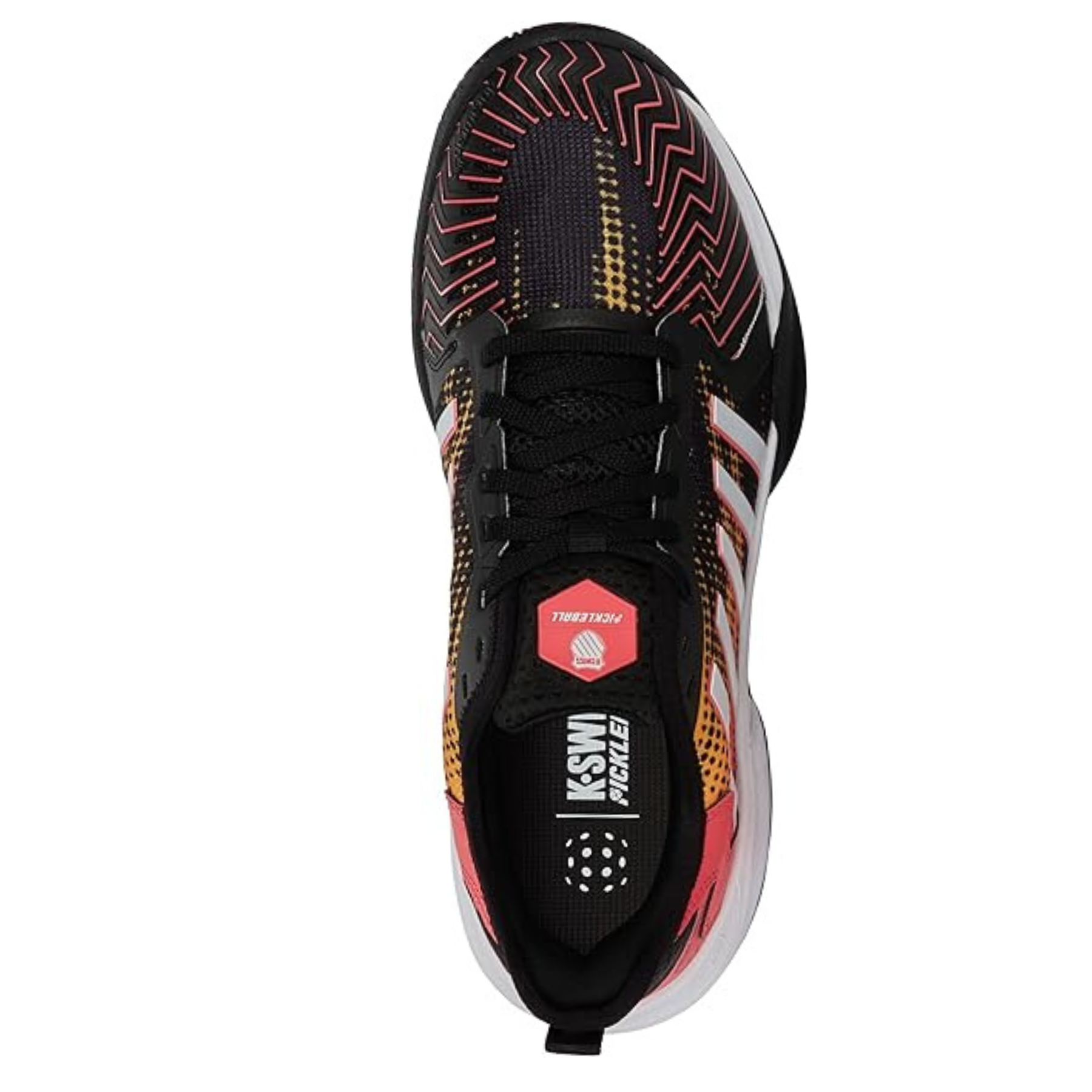 K-Swiss Pickleball Supreme Mens Shoe - Black/Dubarry