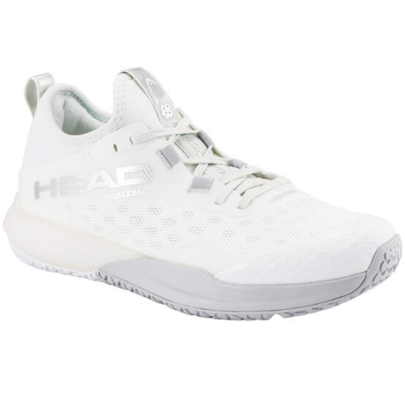 Head Motion Pro Women Pickleball Shoes - White/Light Grey