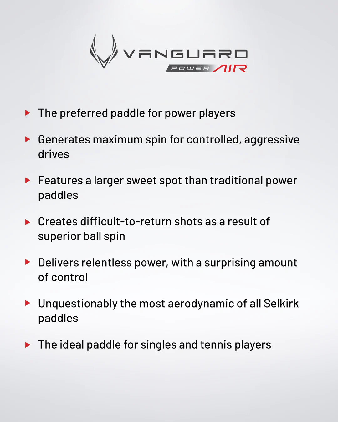 Selkirk Vanguard Power Air Invikta Pickleball Paddle