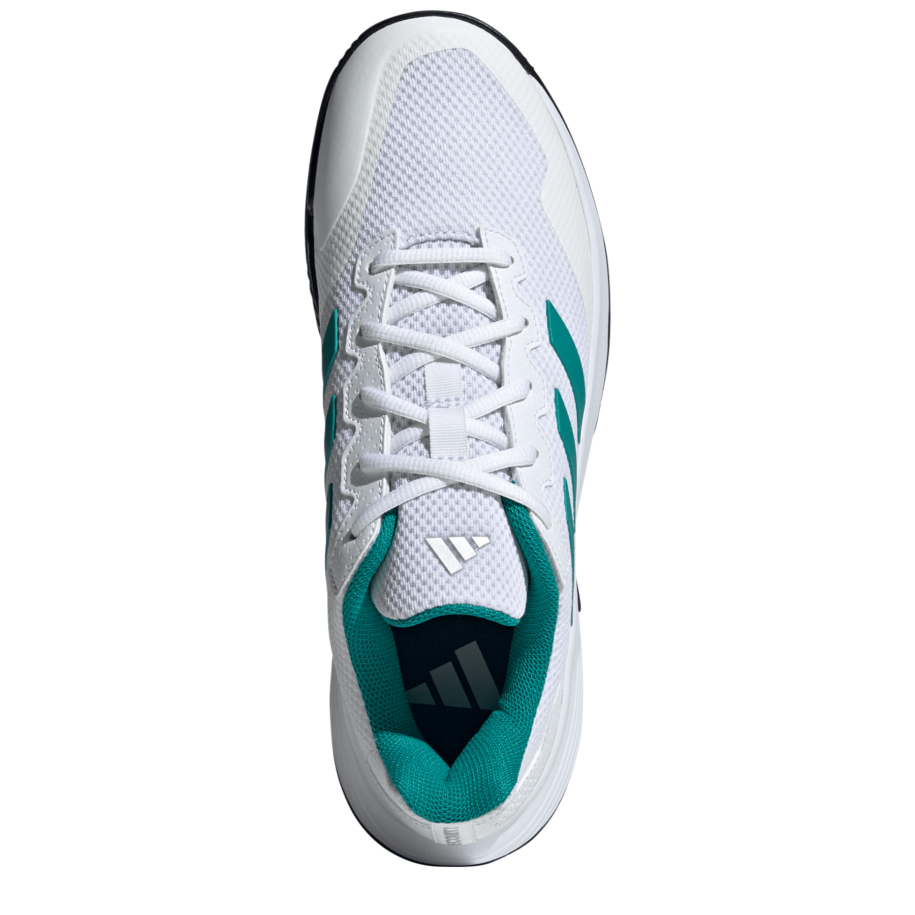 Adidas Gamecourt 2.0 Mens Tennis Shoes - Footwear White/Pure Teal/Core Black