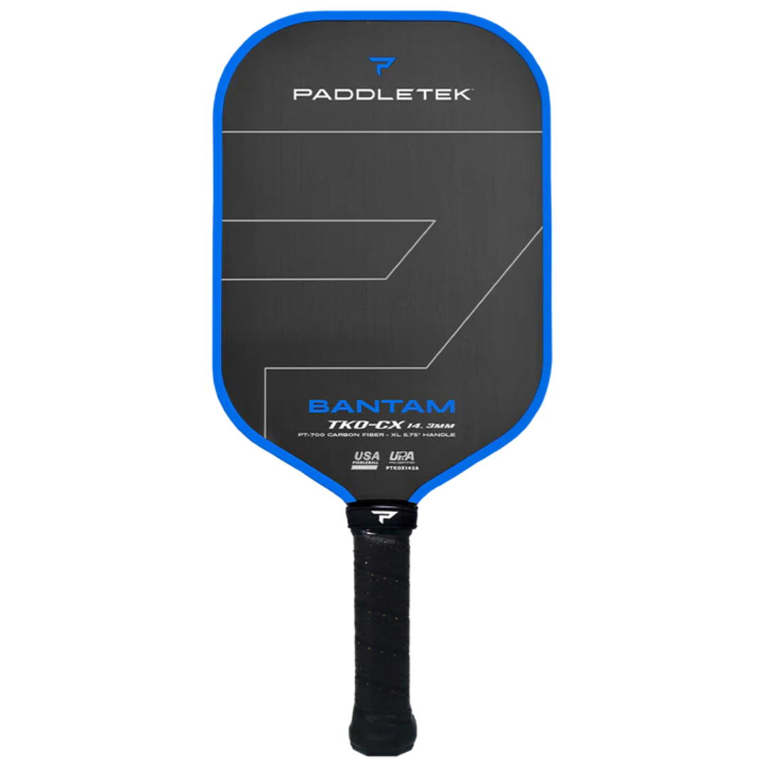 Paddletek Bantam TKO-CX 14.3mm Pickleball Paddle Ocean Blue DEMO