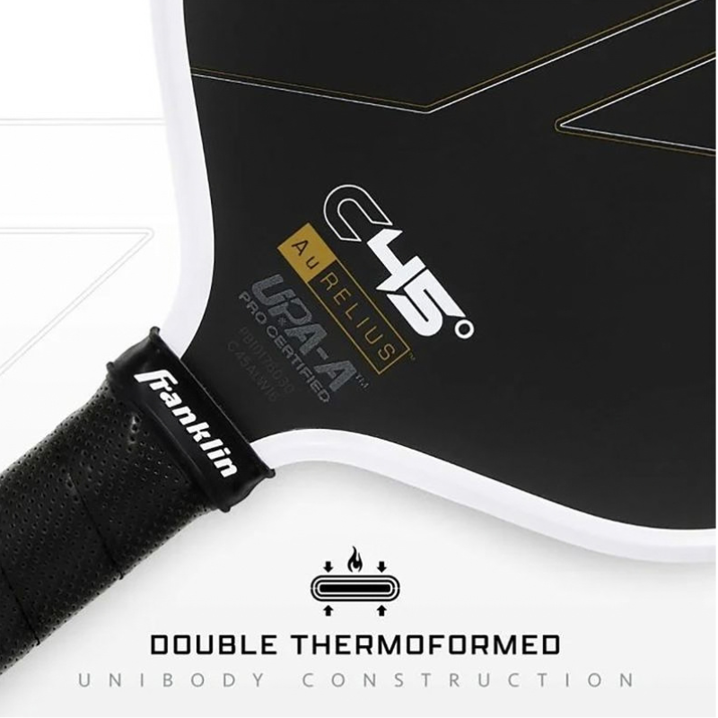 Franklin C45 Anna Leigh Waters Signature Aurelius 12.77mm Pickleball Paddle - White