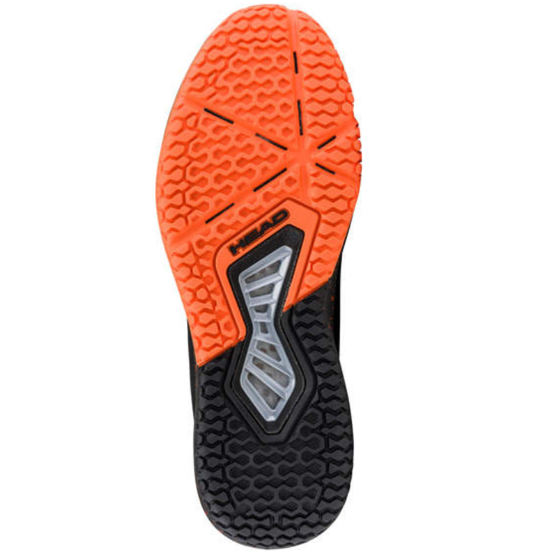 Head Motion Pro Mens Pickleball Shoes - Black/Orange