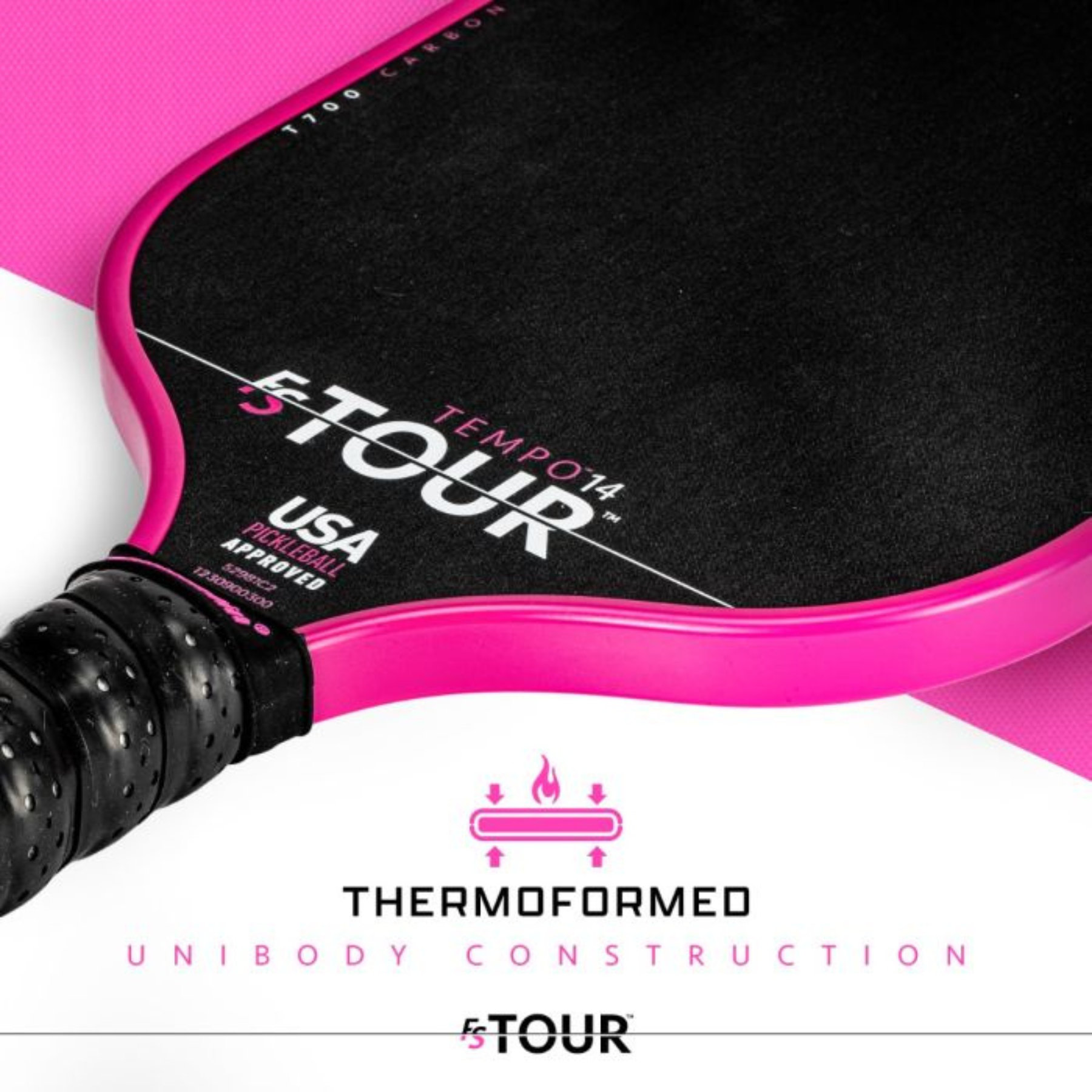 Franklin FS Tour Tempo Pickleball Paddle - Pink