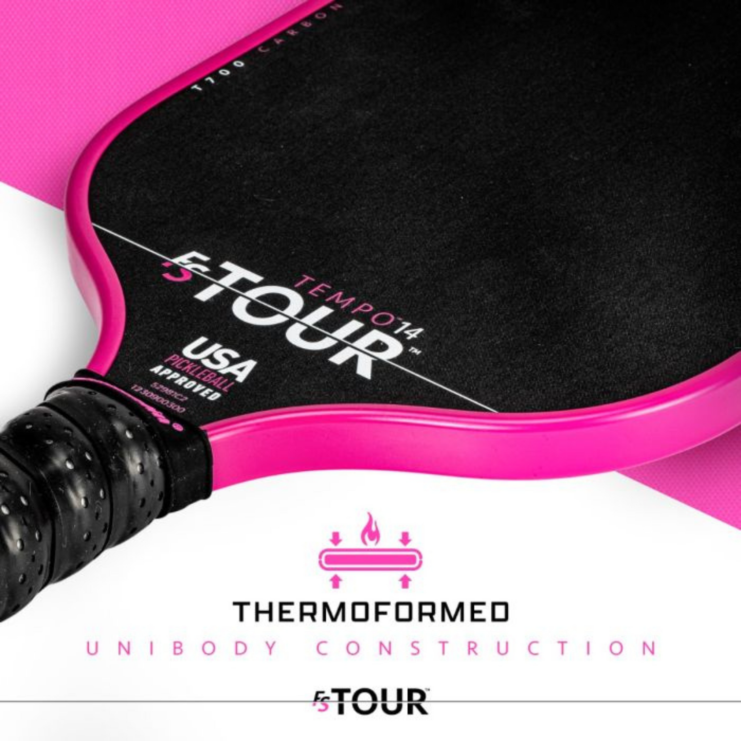 Franklin FS Tour Tempo Pickleball Paddle - Pink
