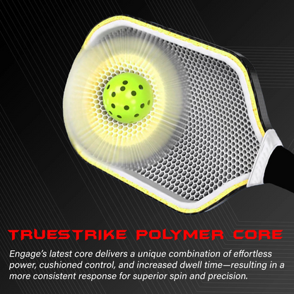 Engage New Pursuit Alpha 14mm Thermoformed Control and Spin Pickleball Paddle
