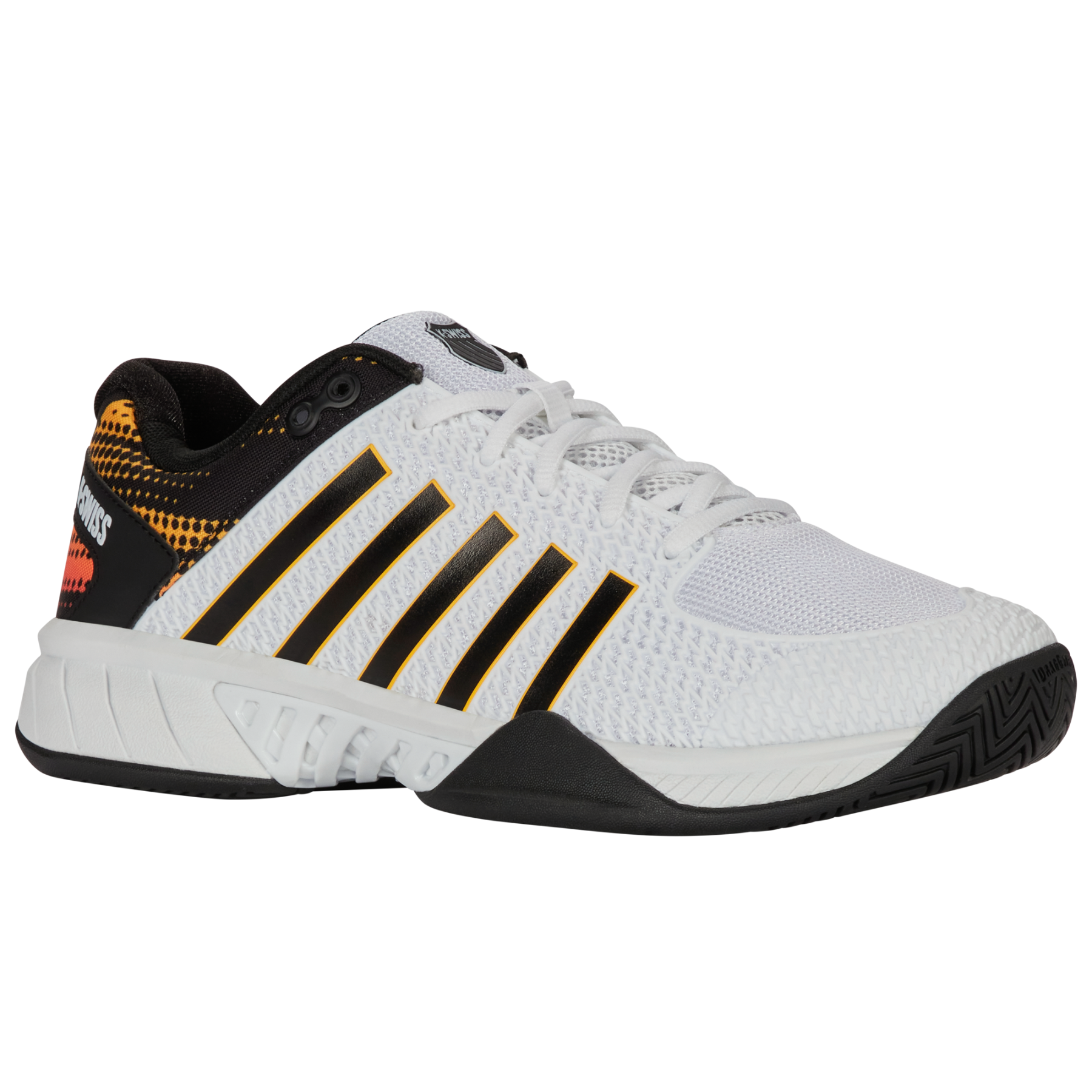K Swiss Express Light All Court Mens Pickleball Shoes - White / Daffodil