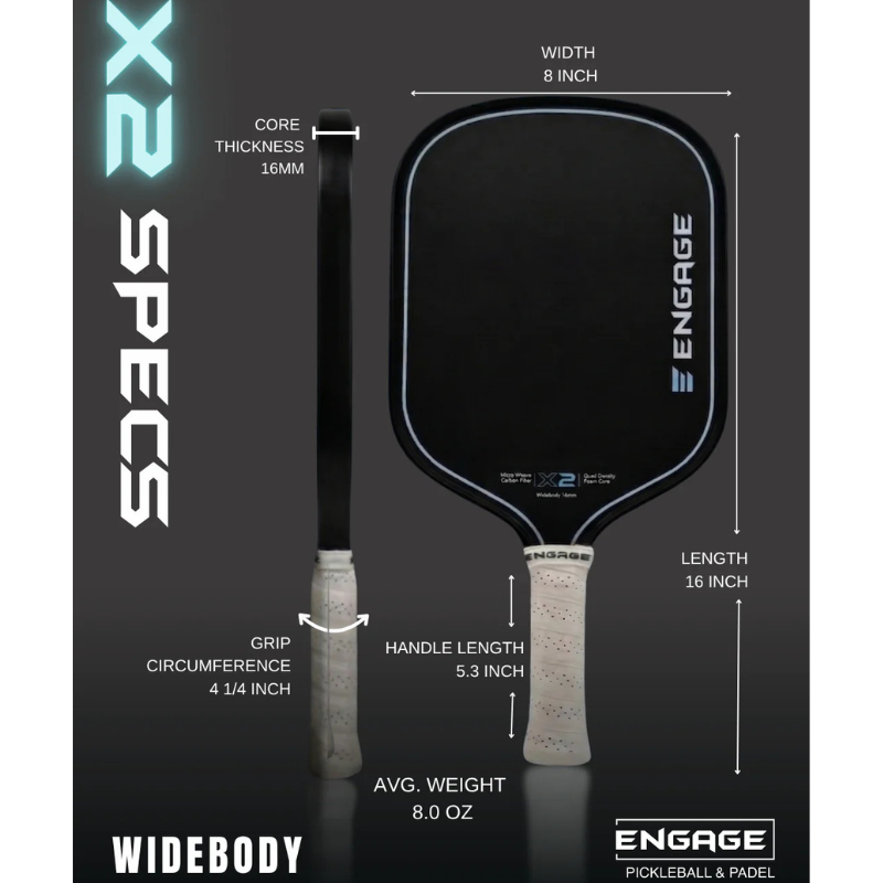 Engage X2 Widebody Pickleball Paddle