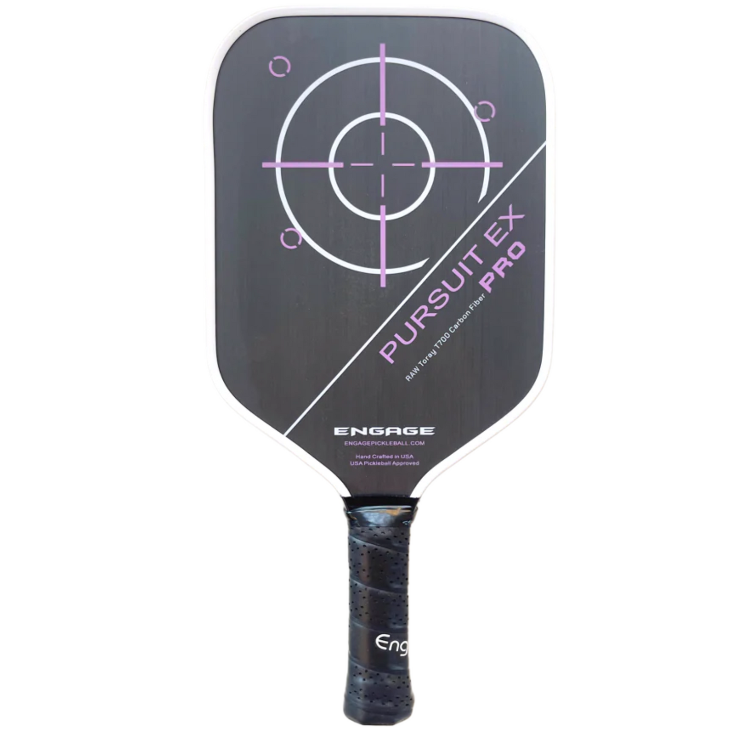 Engage NEW. Pursuit Pro EX | Raw T700 Carbon Fiber | Standard Pickleball Paddle