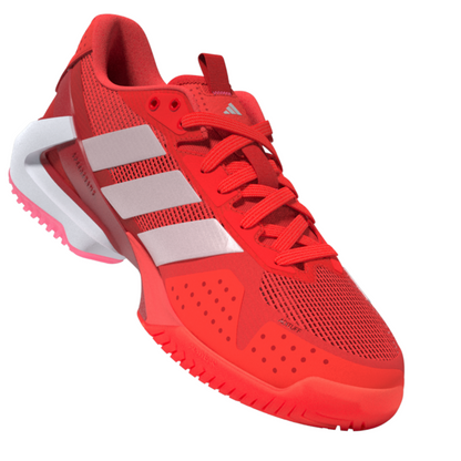 Adidas Adizero Ubersonic 5 Womens Tennis Shoes - Lucid Red/Zero Metalic / Lucid Pink